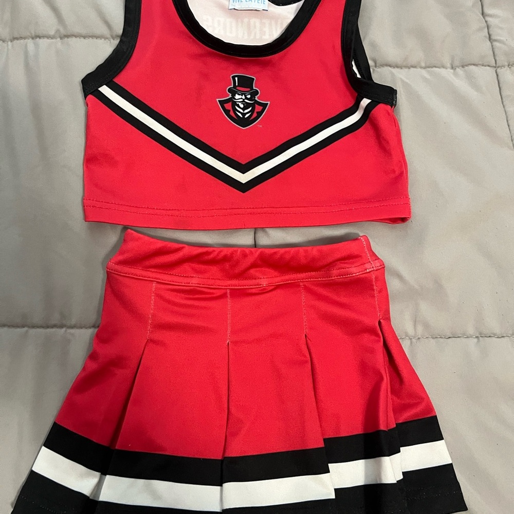 Toddler Austin Peay cheerleader outfit 3T